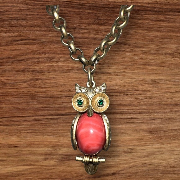 Stella & Dot owl pendant necklace - Picture 2 of 3
